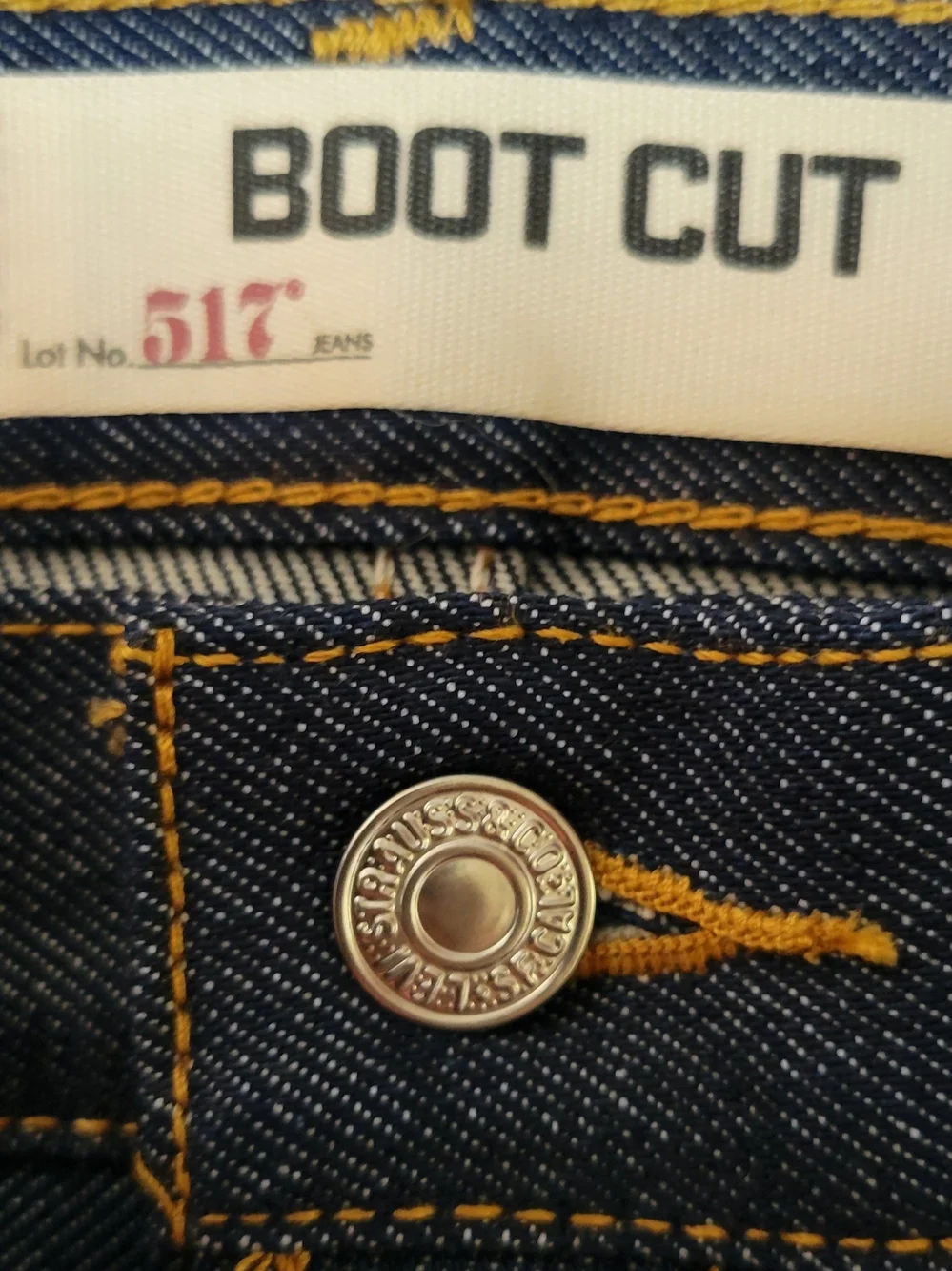 Vintage Deadstock Levi's Dark Blue Bootcut Jeans
